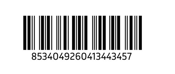 Realistic barcode. Barcode icon. Vector illustration