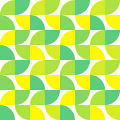 Organic spring color pattern. Fresh green abstract tile background. Modern eco geometric seamless texture. Great for branding wallpaper packaging cover banner