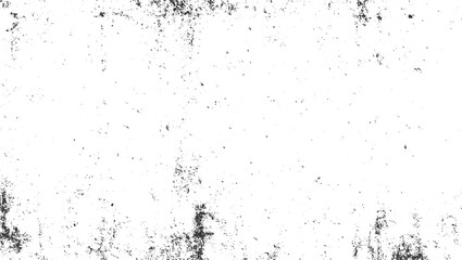Obraz premium White background with scattered black grunge texture speckles and splotches