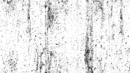 Obraz premium Black speckle texture on white background with vertical streaks and grunge effect