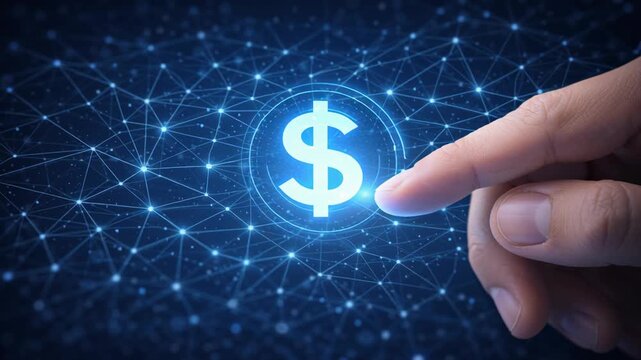 Cashless digital payment innovation transforms global money transfer and online banking economy with secure transaction technology, financial fintech systems connecting economy transaction