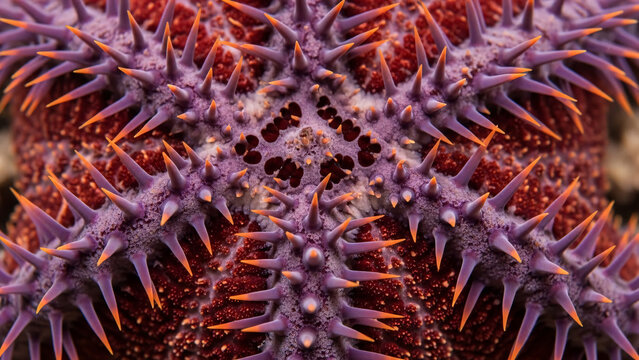 Close-up Crown-of-Thorns Starfish Eye