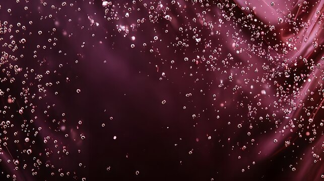 ワインカラーに輝く宝石粒子のラグジュアリー背景