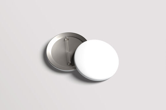 Pin Badge Blank Mockup