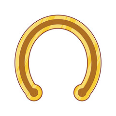 Golden Horseshoe cartoon cute design