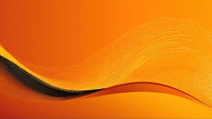 Orange Sand Dune Landscape with Shadows.