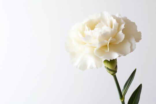Hydrangea flower on white background, Birthday bouquet with bloom blossom inspired by botany, bunch of flowers on tree branch, greeting card to celebrate congratulation