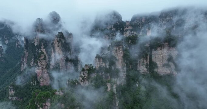 Beautiful landscape in Zhangjiajie National Forest Park, China