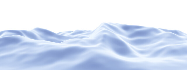 Obraz premium Blue snowy mountain. Snow terrain.