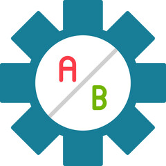 Gear with A and B symbols © Muhammad