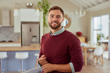 Confident young man looking at camera