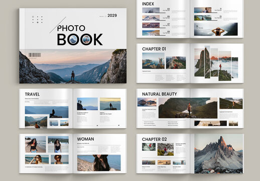 Photo Book Layout Landscape