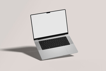High Quality Laptop Black Mockup