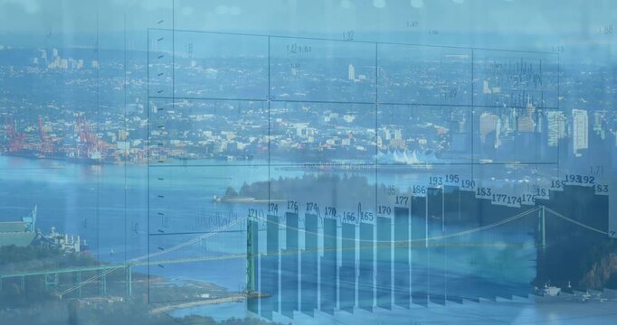 Digital interfaces simplify global business and data processing.