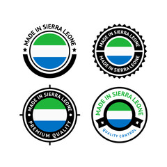 National flag of the Republic of Sierra Leone