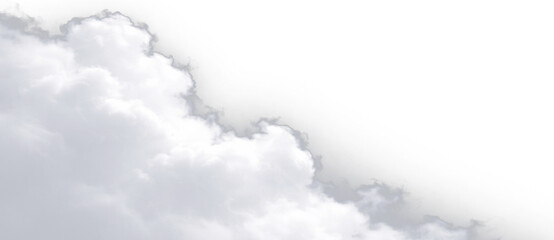 Obraz premium Clouds Vector Illustration, Sky Background, White Fluffy Clouds, Blue Sky Graphic Art, Abstract Weather Elements, Nature Texture Design on Transparent Background