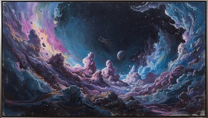 abstract background with earth