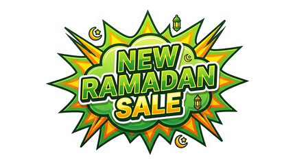 New Ramadan Sale Discount Offer Sign.