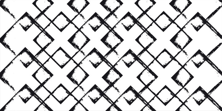 Abstract cross hatch grunge texture. Hand drawn chaotic line pattern in black on white background