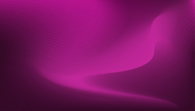 Abstract Wavy Lines Gradient Background with Pink Purple Color Flow and Soft Motion