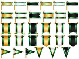  旗、三色、17緑