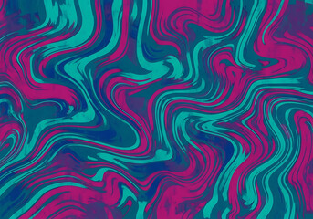 Abstract Gradient Wave Background with Blue Green Yellow Colors and Subtle Grain Texture for Banner or Cover