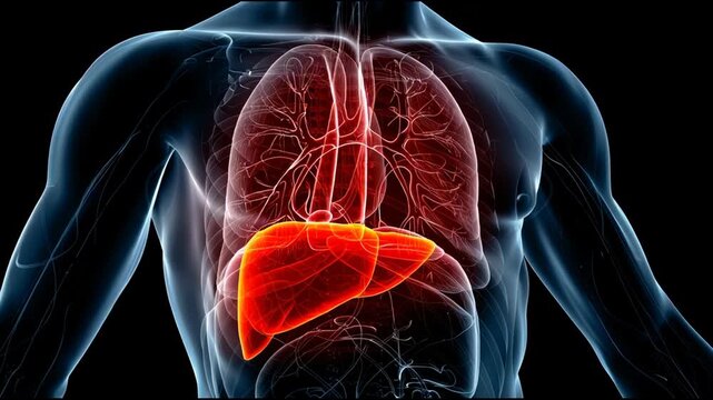 Highlighting Liver Function in the Human Body Through Detailed Anatomical Views and Scientific Explanations for Better Understanding of Health