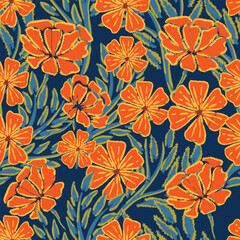 seamless floral motif in vector suitable for fabric, background, wallpaper, covers, etc