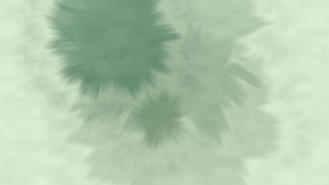 Abstract Scene Exploring Soft Green Motion in Subtle Ambient Setting
