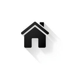 Fototapeta premium Minimalist house icon