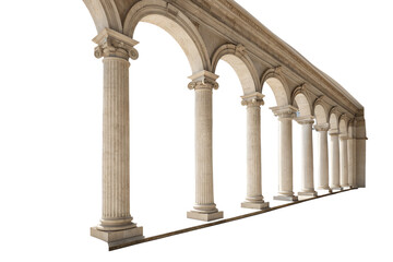 Fototapeta premium classical architecture, stone columns, neoclassical style, symmetrical composition, elegant proportions, realistic lighting, minimal decoration, no people, no text, no logos, commercial stock style