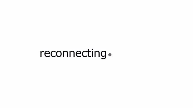  reconnecting network animation connection on transparent background in 4k animation with alpha channel