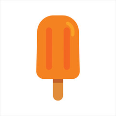 Orange Popsicle Treat illustration, Kids toy clipart, Playtime Digital File, Children Game Toy Art