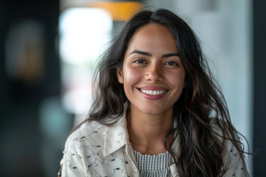 Business hispanic people happy dimples person.