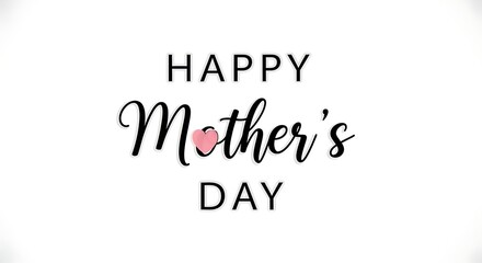 Fototapeta premium Happy mother's day greeting card