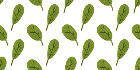 Leafy Greens Spring Salad Pattern