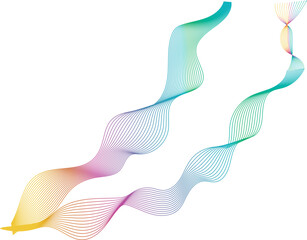 Futuristic technology and sound wave pattern. glowing wave background