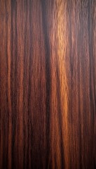 Luxurious Dark Walnut Wood Grain Texture with Warm Tones for Elegant Furniture and Interior Design