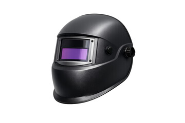 Fototapeta premium Black welding helmet providing eye and face protection