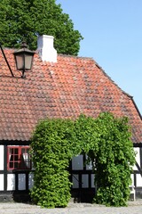 The old town in Aarhus city, Denmark