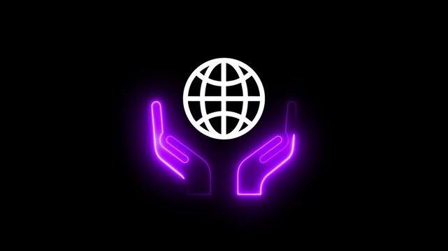 Social responsibility core value concept. CSR , eco green sustainable living, zero waste, plastic free, responsible consumption. Motion graphics of social responsibility idea. 4k video.