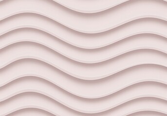 Obraz premium Charming Light Pink Seamless Wave Design with Undulating Textures for Creative Projects