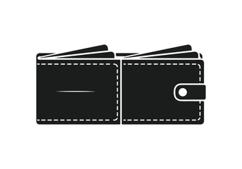 Minimalist wallet design Vector