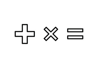Basic mathematical symbols Vector