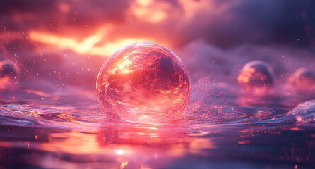 Abstract Energy Structure in Crystal Clear Globe