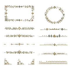 フレーム＆飾り線 北欧ミニマル素材セット