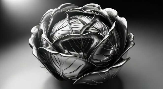 black and white cabbage
