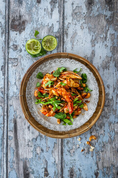 Thail&auml;ndischer Garnelensalat (Pla goong)