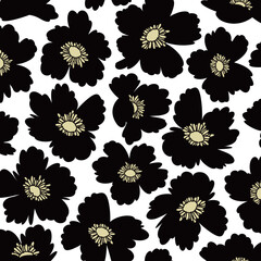 Abstract floral pattern perfect for textile design,