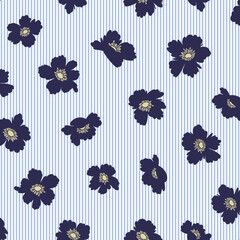 Abstract floral pattern perfect for textile design,